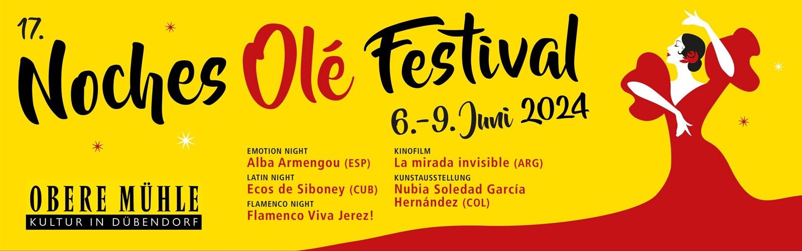 Noches Olé Festival - 6. bis 9. Juni 2024